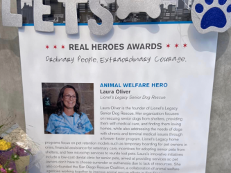 LIONEL’S LEGACY: MAKING A DIFFERENCE FOR SENIOR DOGS